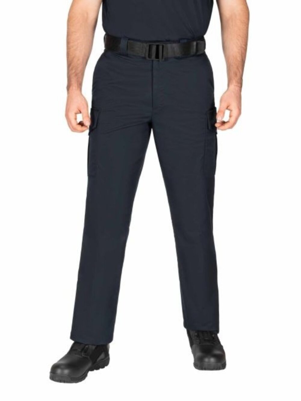 NWT Blauer Side-Pocket Polyester Pants Mens 33 Unhemmed Dark Navy 8655T
